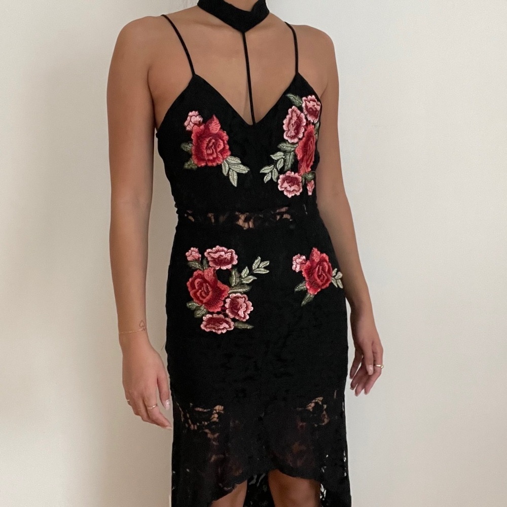 COPY - Fashionnova High Low Lace Dress